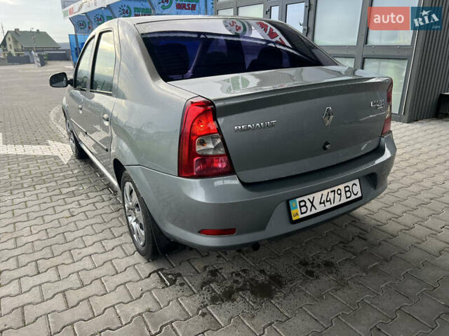 Серый Рено Логан, объемом двигателя 1.46 л и пробегом 242 тыс. км за 4600 $, фото 2 на Automoto.ua
