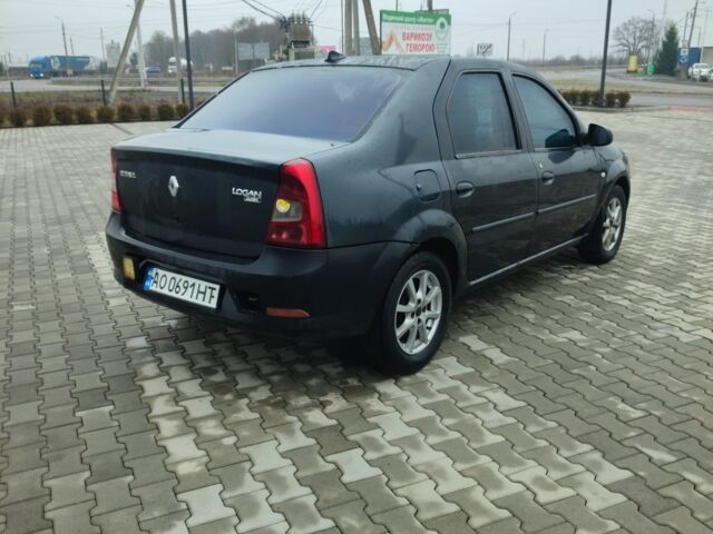 Серый Рено Логан, объемом двигателя 1.4 л и пробегом 200 тыс. км за 1499 $, фото 4 на Automoto.ua