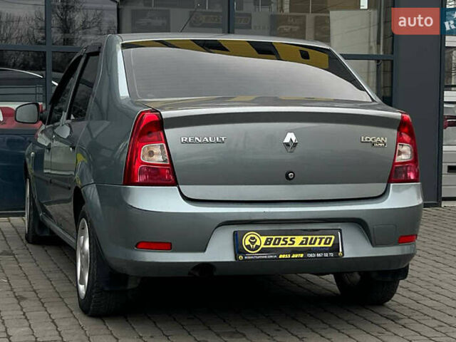 Серый Рено Логан, объемом двигателя 1.39 л и пробегом 196 тыс. км за 4500 $, фото 4 на Automoto.ua