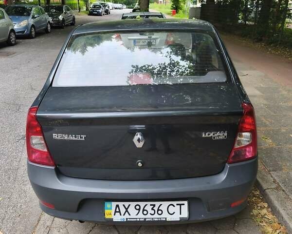 Серый Рено Логан, объемом двигателя 1.39 л и пробегом 96 тыс. км за 4750 $, фото 3 на Automoto.ua
