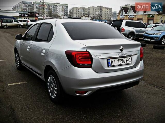 Серый Рено Логан, объемом двигателя 0.9 л и пробегом 148 тыс. км за 6000 $, фото 2 на Automoto.ua