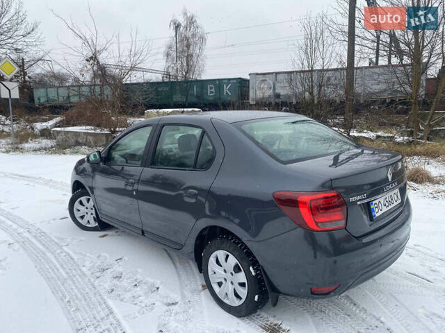Серый Рено Логан, объемом двигателя 0.9 л и пробегом 97 тыс. км за 8300 $, фото 3 на Automoto.ua