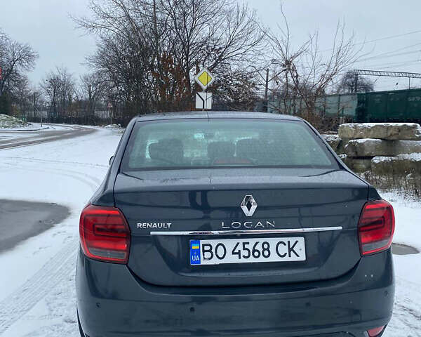 Серый Рено Логан, объемом двигателя 0.9 л и пробегом 97 тыс. км за 8300 $, фото 4 на Automoto.ua