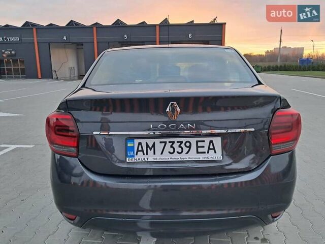 Рено Логан 2021 в Виннице на Automoto.ua Серый Рено Логан, объемом двигателя 0.9 л и пробегом 42 тыс. км за 5850 $, фото 8 на Automoto.ua