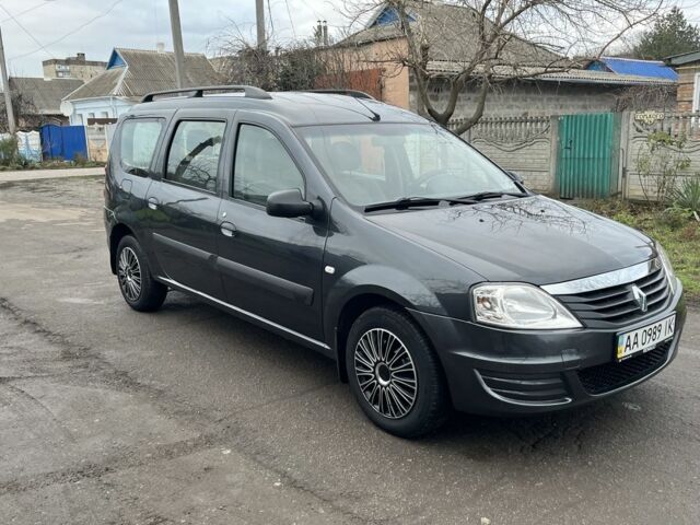 Серый Рено Логан, объемом двигателя 1.6 л и пробегом 93 тыс. км за 6200 $, фото 1 на Automoto.ua