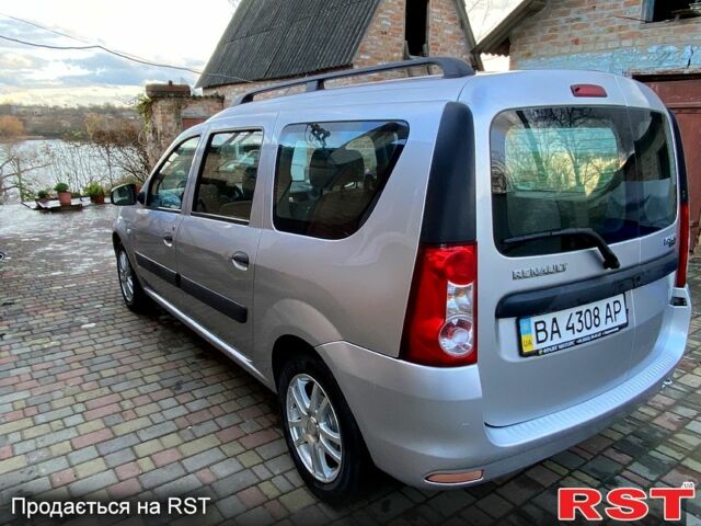 Серый Рено Логан, объемом двигателя 1.6 л и пробегом 138 тыс. км за 6350 $, фото 2 на Automoto.ua