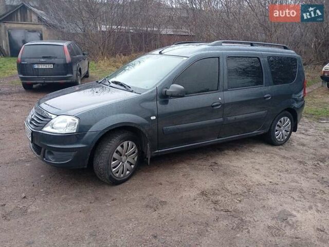 Серый Рено Логан, объемом двигателя 1.6 л и пробегом 171 тыс. км за 6000 $, фото 1 на Automoto.ua