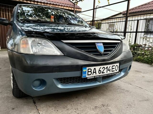 Синий Рено Логан, объемом двигателя 1.6 л и пробегом 340 тыс. км за 3400 $, фото 1 на Automoto.ua