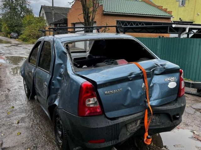 Синий Рено Логан, объемом двигателя 1.4 л и пробегом 121 тыс. км за 1450 $, фото 4 на Automoto.ua