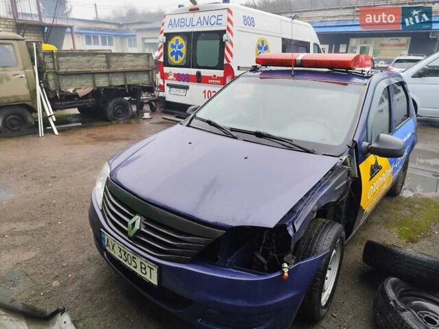 Синій Рено Логан, об'ємом двигуна 1.4 л та пробігом 185 тис. км за 1000 $, фото 1 на Automoto.ua