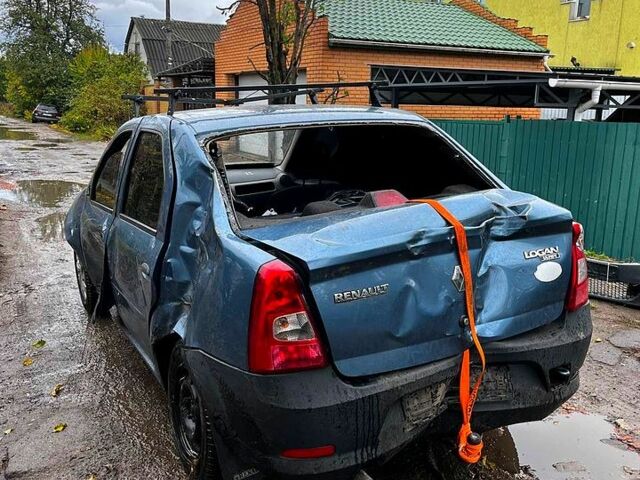 Синий Рено Логан, объемом двигателя 1.4 л и пробегом 121 тыс. км за 1450 $, фото 6 на Automoto.ua