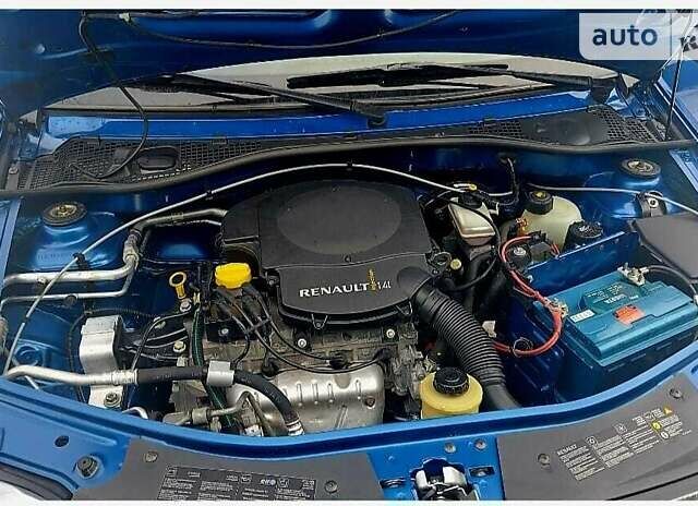 Синий Рено Логан, объемом двигателя 1.39 л и пробегом 74 тыс. км за 5700 $, фото 13 на Automoto.ua