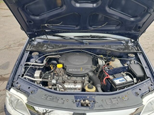 Синий Рено Логан, объемом двигателя 1.4 л и пробегом 148 тыс. км за 4999 $, фото 4 на Automoto.ua