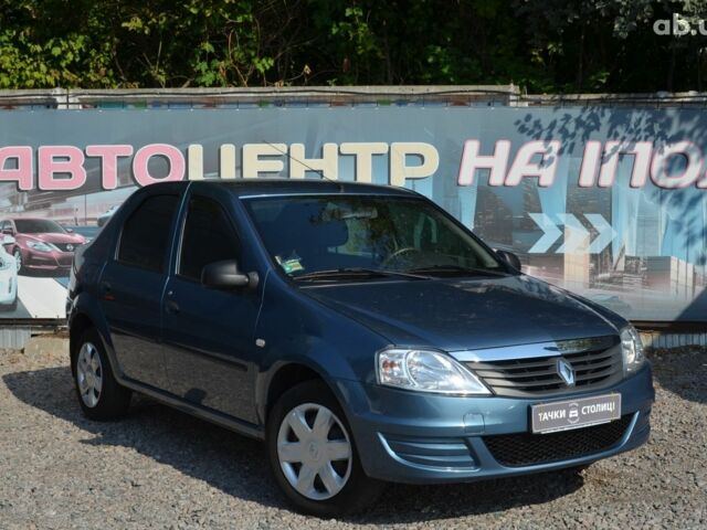 Синий Рено Логан, объемом двигателя 1.4 л и пробегом 51 тыс. км за 5200 $, фото 2 на Automoto.ua