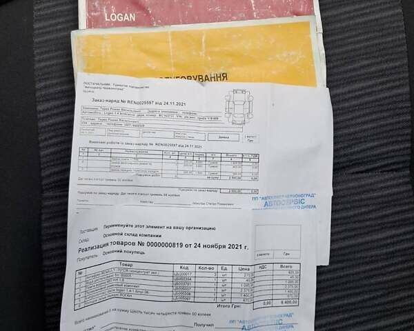 Синий Рено Логан, объемом двигателя 1.4 л и пробегом 148 тыс. км за 4999 $, фото 15 на Automoto.ua