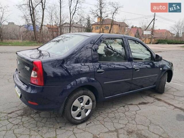 Синий Рено Логан, объемом двигателя 1.4 л и пробегом 148 тыс. км за 4999 $, фото 1 на Automoto.ua