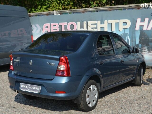 Синий Рено Логан, объемом двигателя 1.4 л и пробегом 51 тыс. км за 5200 $, фото 4 на Automoto.ua