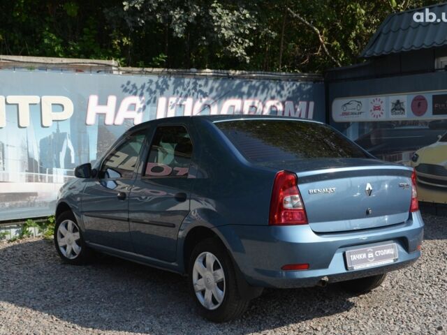 Синий Рено Логан, объемом двигателя 1.4 л и пробегом 51 тыс. км за 5200 $, фото 6 на Automoto.ua