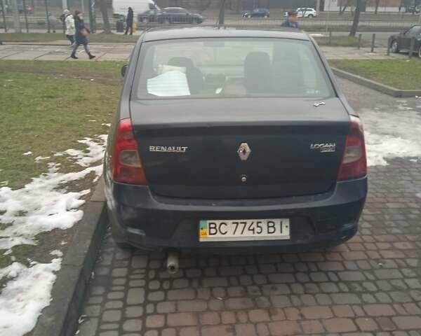 Синій Рено Логан, об'ємом двигуна 1.4 л та пробігом 490 тис. км за 2200 $, фото 1 на Automoto.ua