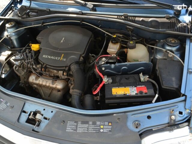 Синий Рено Логан, объемом двигателя 1.4 л и пробегом 51 тыс. км за 5200 $, фото 15 на Automoto.ua