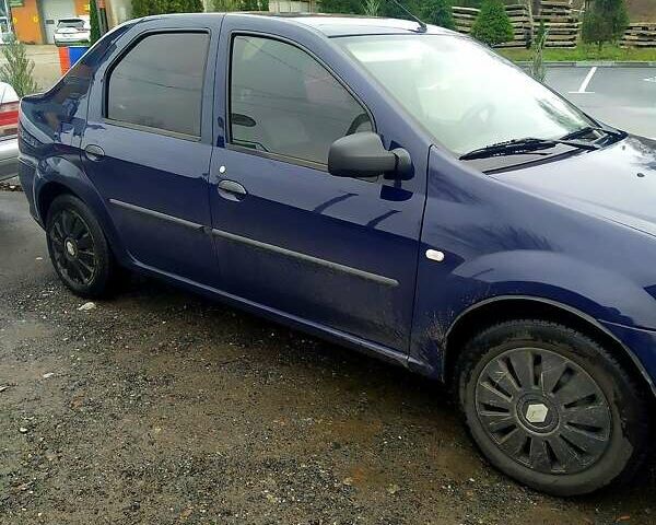 Синий Рено Логан, объемом двигателя 1.4 л и пробегом 183 тыс. км за 3900 $, фото 3 на Automoto.ua