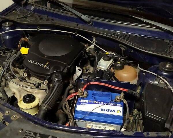 Синий Рено Логан, объемом двигателя 1.4 л и пробегом 183 тыс. км за 3900 $, фото 6 на Automoto.ua