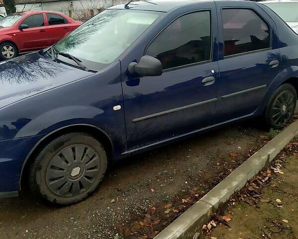 Синий Рено Логан, объемом двигателя 1.4 л и пробегом 183 тыс. км за 3900 $, фото 4 на Automoto.ua