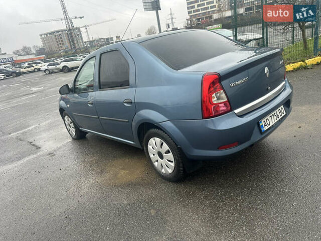 Синий Рено Логан, объемом двигателя 1.46 л и пробегом 192 тыс. км за 5500 $, фото 3 на Automoto.ua