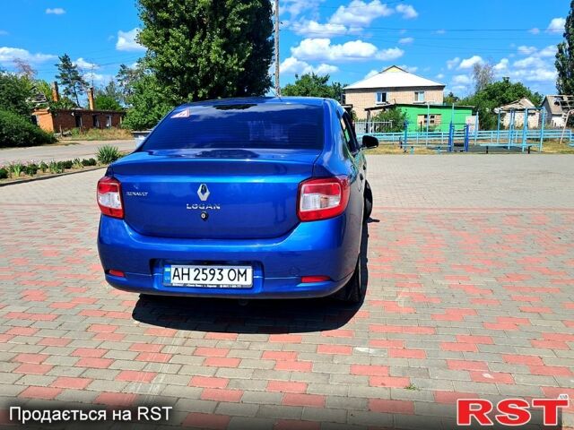 Синий Рено Логан, объемом двигателя 1.1 л и пробегом 220 тыс. км за 5500 $, фото 1 на Automoto.ua