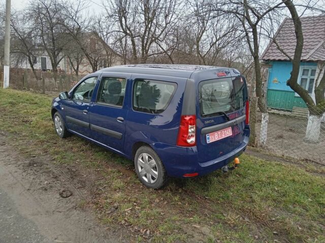 Синий Рено Логан, объемом двигателя 1.4 л и пробегом 212 тыс. км за 4800 $, фото 3 на Automoto.ua