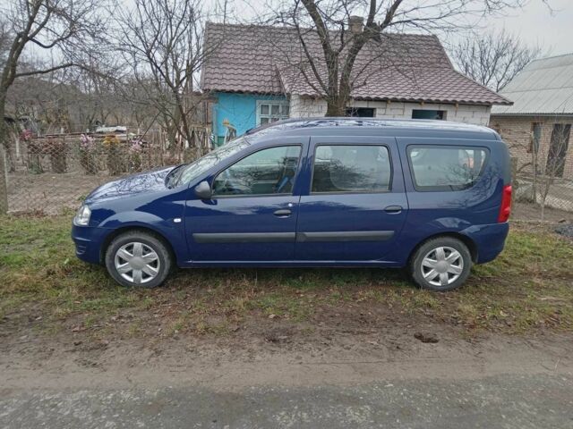 Синий Рено Логан, объемом двигателя 1.4 л и пробегом 212 тыс. км за 4800 $, фото 2 на Automoto.ua