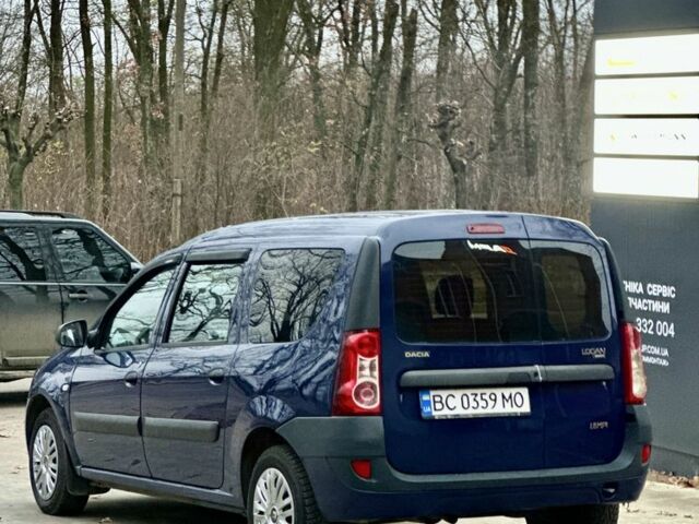 Синій Рено Логан, об'ємом двигуна 1.6 л та пробігом 200 тис. км за 5200 $, фото 3 на Automoto.ua