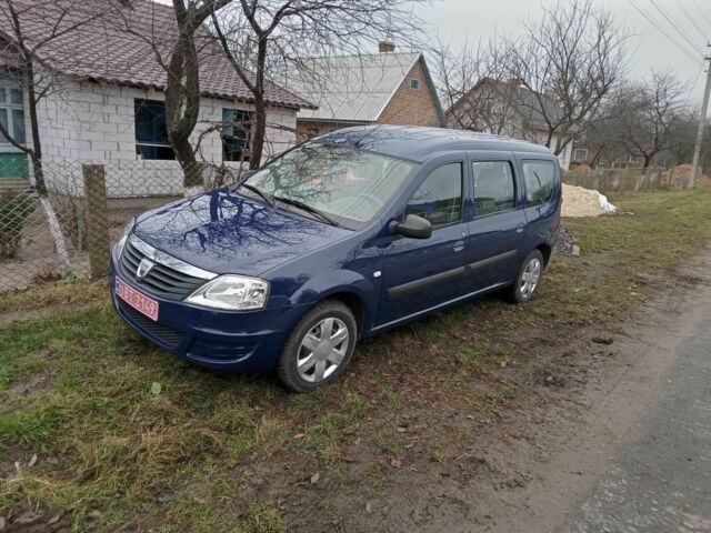 Синий Рено Логан, объемом двигателя 1.4 л и пробегом 212 тыс. км за 4800 $, фото 1 на Automoto.ua