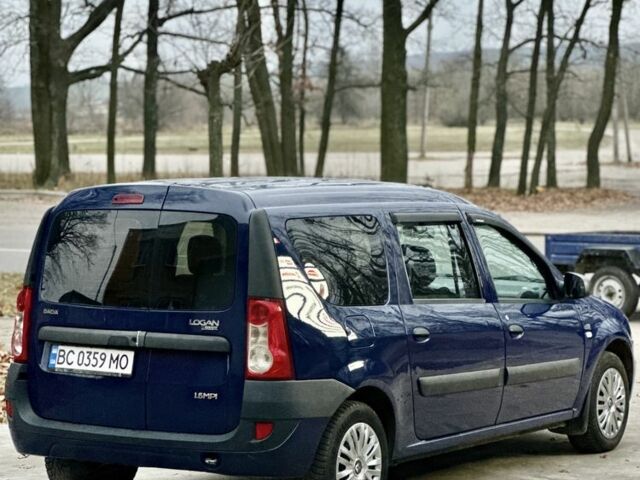 Синій Рено Логан, об'ємом двигуна 1.6 л та пробігом 200 тис. км за 5200 $, фото 5 на Automoto.ua