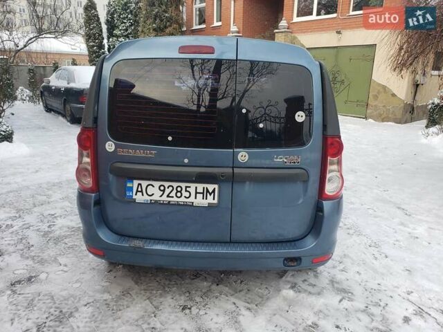 Синій Рено Логан, об'ємом двигуна 1.6 л та пробігом 298 тис. км за 4600 $, фото 6 на Automoto.ua