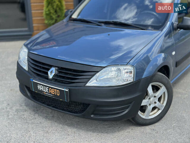 Синий Рено Логан, объемом двигателя 1.46 л и пробегом 266 тыс. км за 5999 $, фото 3 на Automoto.ua