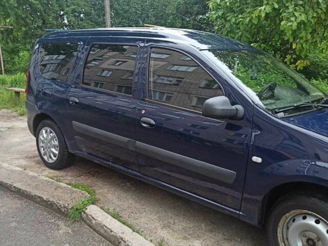 Синий Рено Логан, объемом двигателя 1.6 л и пробегом 2 тыс. км за 4800 $, фото 3 на Automoto.ua