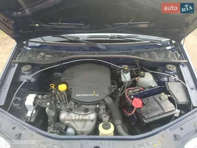 Синий Рено Логан, объемом двигателя 1.6 л и пробегом 86 тыс. км за 6000 $, фото 10 на Automoto.ua
