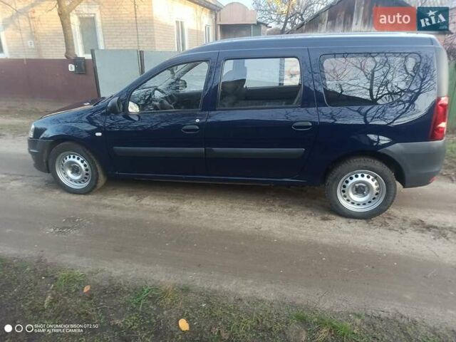 Синий Рено Логан, объемом двигателя 1.6 л и пробегом 86 тыс. км за 6000 $, фото 6 на Automoto.ua