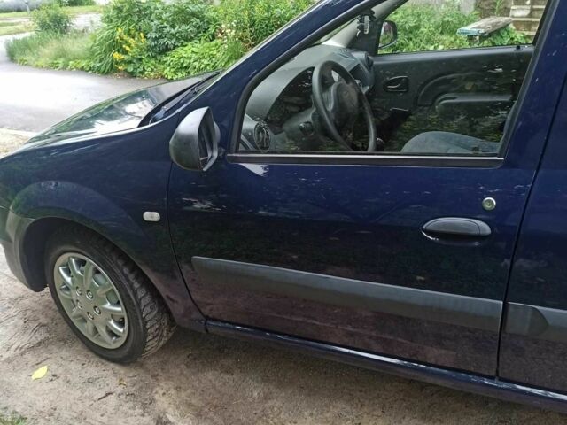 Синий Рено Логан, объемом двигателя 1.6 л и пробегом 2 тыс. км за 4800 $, фото 5 на Automoto.ua