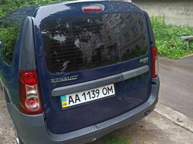 Синий Рено Логан, объемом двигателя 1.6 л и пробегом 2 тыс. км за 4700 $, фото 6 на Automoto.ua