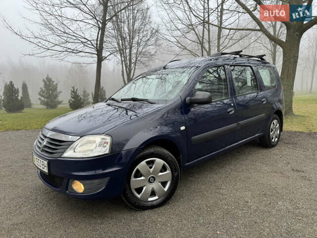 Синий Рено Логан, объемом двигателя 1.6 л и пробегом 110 тыс. км за 6700 $, фото 1 на Automoto.ua