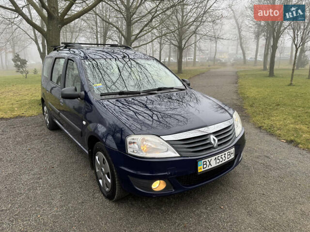 Синий Рено Логан, объемом двигателя 1.6 л и пробегом 110 тыс. км за 6700 $, фото 9 на Automoto.ua
