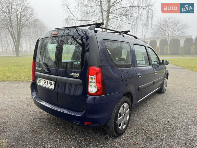 Синий Рено Логан, объемом двигателя 1.6 л и пробегом 110 тыс. км за 6700 $, фото 6 на Automoto.ua