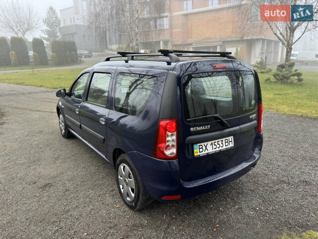 Синий Рено Логан, объемом двигателя 1.6 л и пробегом 110 тыс. км за 6700 $, фото 4 на Automoto.ua