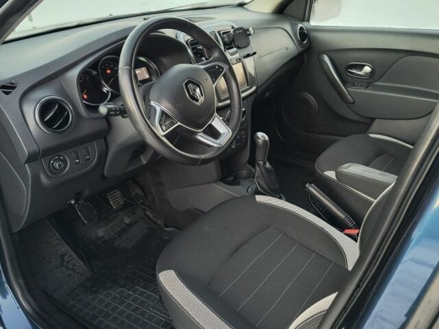 Синий Рено Логан, объемом двигателя 0.9 л и пробегом 97 тыс. км за 9500 $, фото 4 на Automoto.ua