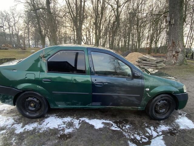 Зеленый Рено Логан, объемом двигателя 1.4 л и пробегом 192 тыс. км за 1800 $, фото 3 на Automoto.ua