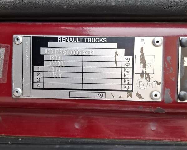 Красный Рено Магнум, объемом двигателя 12.5 л и пробегом 300 тыс. км за 11700 $, фото 15 на Automoto.ua