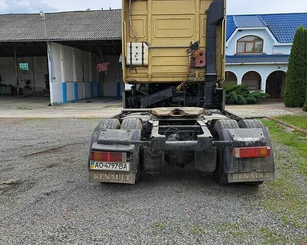 Желтый Рено Магнум, объемом двигателя 11.93 л и пробегом 850 тыс. км за 8865 $, фото 2 на Automoto.ua