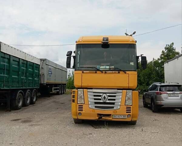 Рено Магнум 2007 у Тернополі на Automoto.ua Жовтий Рено Магнум, об'ємом двигуна 12.78 л та пробігом 980 тис. км за 6900 $, фото 1 на Automoto.ua